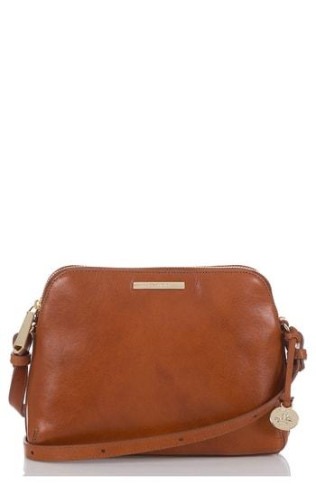 Brahmin Mini Sydney Leather Crossbody Bag - Brown