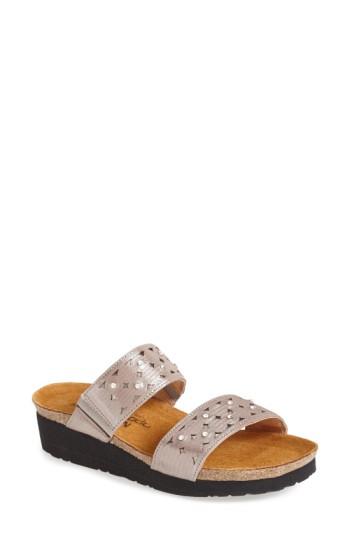 Women's Naot 'susan' Sandal Us / 41eu - Metallic