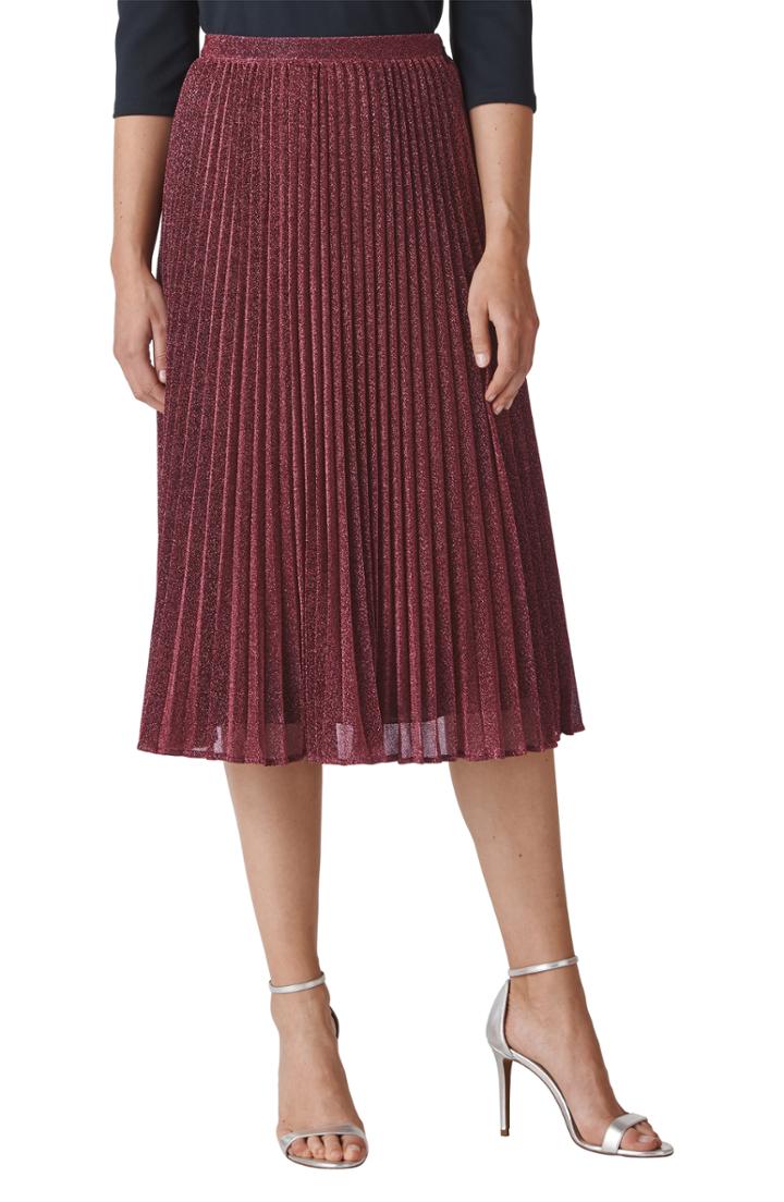 Women's Whistles Sparkle Pleated Skirt Us / 6 Uk - Pink