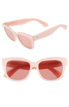 Women's Kate Spade New York 'lorelle' 53mm Cat Eye Sunglasses - Pink