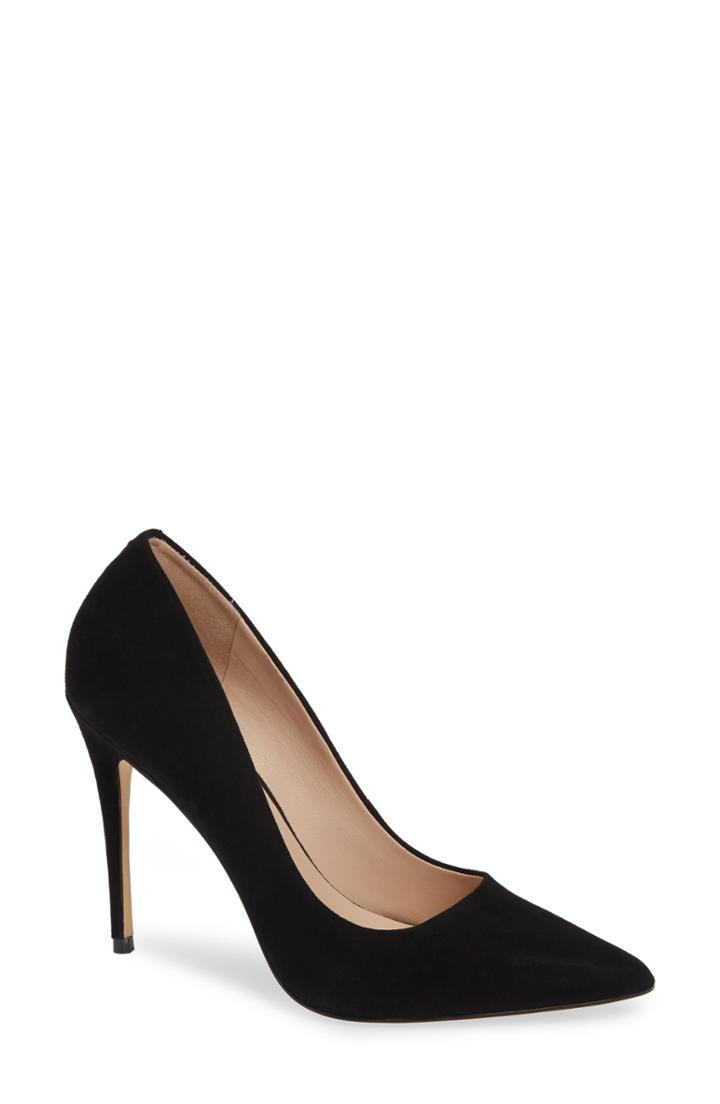 Women's Something Navy Emma Pump M - Black