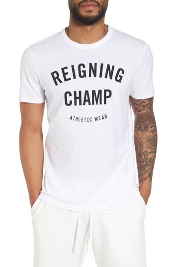 Men's Reigning Champ Gym Logo T-shirt - White