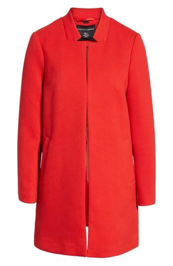 Women's Dorothy Perkins Open Car Coat Us / 20 Uk - Red