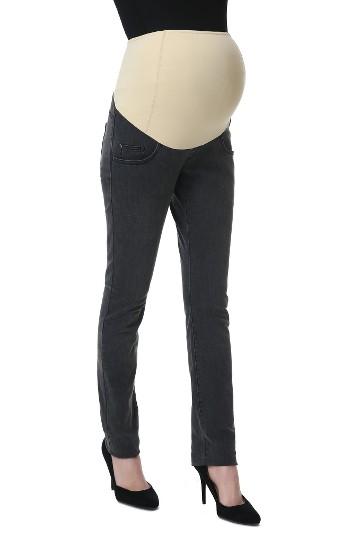 Women's Kimi And Kai Frankie Straight Leg Maternity Jeans - Grey