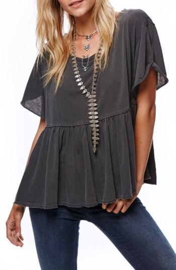 Women's Free People Odyssey Tee - Black