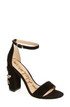 Women's Sam Edelman Yaro Ankle Strap Sandal M - Black