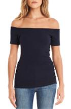 Women's Michael Stars Off The Shoulder Ribbed Top