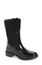 Women's Posh Wellies 'cerussite' Crystal Embellished Rain Boot