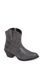 Women's Ariat Dakota Western Bootie M - Grey