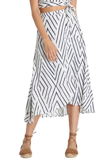Women's Billabong Time Again Woven Midi Skirt