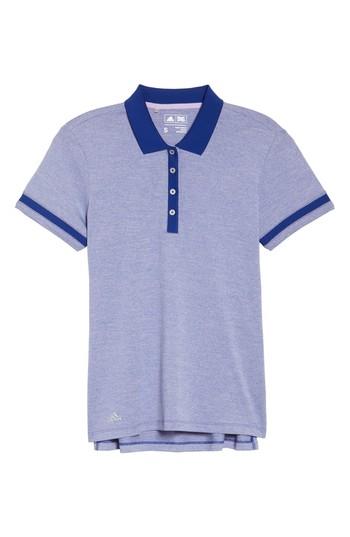 Women's Adidas Pique Knit Golf Polo