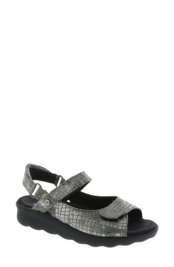 Women's Wolky Pichu Quarter Strap Sandal -6.5us / 37eu - Grey
