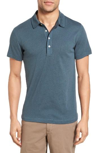 Men's Billy Reid Grant Trim Fit Polo - Blue