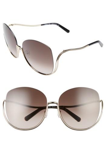Women's Chloe Milla 64mm Oversize Sunglasses -