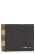 Men's Burberry Check Leather Wallet -