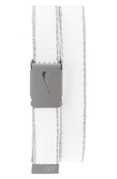 Men's Nike Knit Web Belt, Size - White