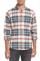 Men's Barbour Dawson Regular Fit Plaid Sport Shirt - Grey