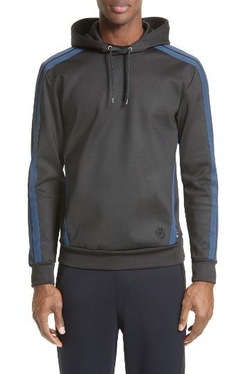 Men's Ps Paul Smith Track Jacket Hoodie - Black