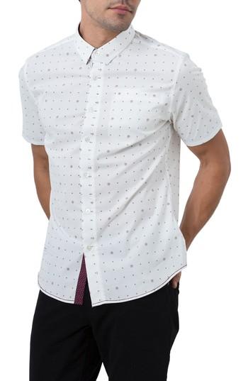 Men's 7 Diamonds Holiday In Spain Woven Shirt, Size - White