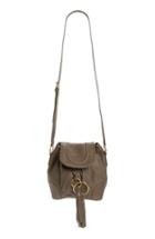 See By Chloe Small Polly Leather Bucket Bag - Beige