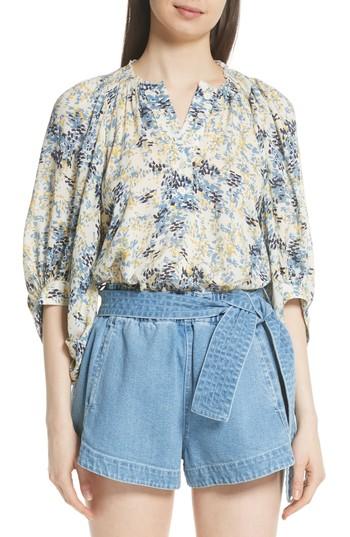 Women's Apiece Apart Everlasting Puff Sleeve Blouse - Black