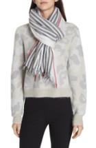Women's Rag & Bone Stripe Wool & Silk Scarf