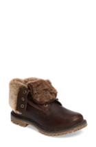 Women's Timberland Authentic Water Resistant Genuine Shearling Boot .5 M - Brown