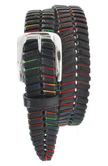 Men's Martin Dingman 'livingston' Leather Belt - Black