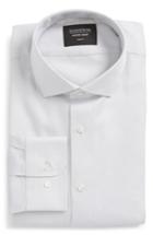 Men's Nordstrom Men's Shop Trim Fit Solid Dress Shirt 32/33 - Grey