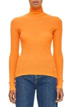 Women's Topshop Boutique Turtleneck Us (fits Like 10-12) - Orange