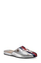 Women's Gucci Ny Flamel Flat Mule Us / 36eu - Metallic