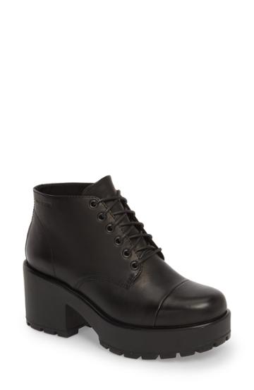 Women's Vagabond Shoemakers Dioon Cap Toe Bootie Us / 38eu - Black