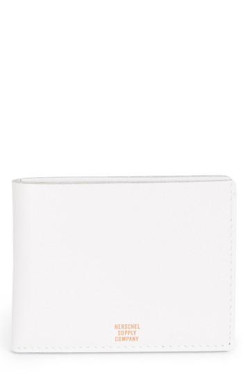 Men's Herschel Supply Co. Miles Leather Wallet - White