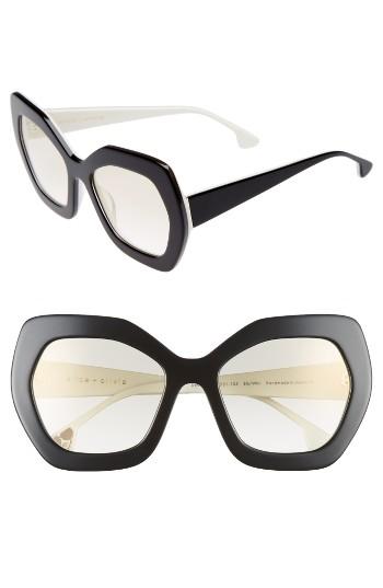 Women's Alice + Olivia Dinah 55mm Butterfly Sunglasses -