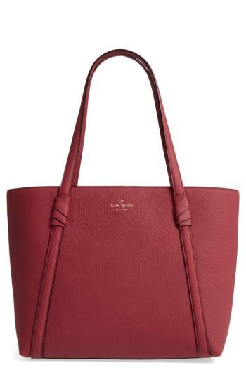 Kate Spade New York Daniels Drive - Cherie Leather Tote - Red