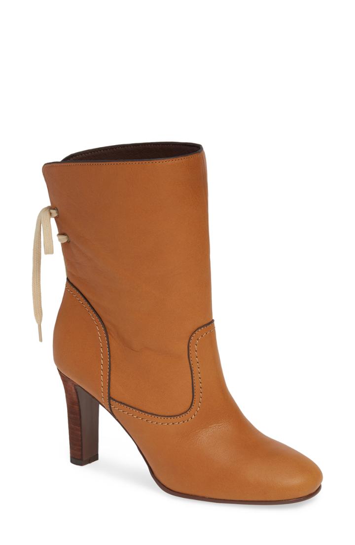 Women's See By Chloe Lara Split Shaft Western Boot .5us / 36.5eu - Brown