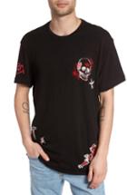 Men's True Religion Brand Jeans Shirttail Hem T-shirt - Black