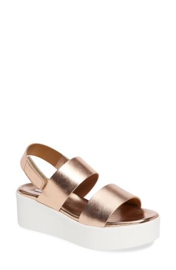 Women's Steve Madden Rachel Platform Wedge Sandal M - Pink