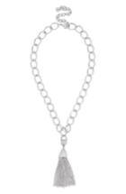 Women's Baublebar Chain Link Tassel Necklace