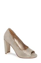 Women's Pelle Moda Hope Peep Toe Pump M - Brown
