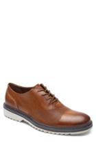 Men's Rockport Jaxson Cap Toe Oxford M - Brown