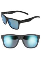 Men's Smith Lowdown Xl 58mm Polarized Sunglasses - Matte Black / Blue Mirror