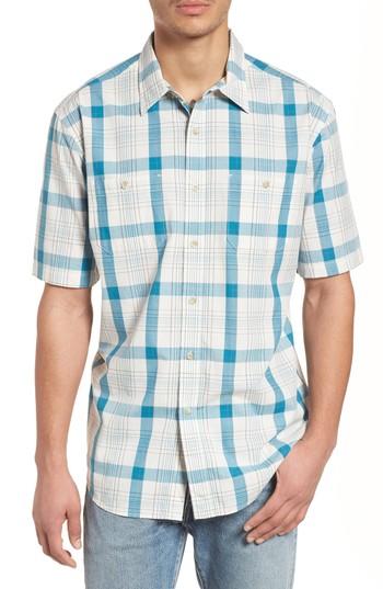 Men's Pendleton Clear Lake Short Sleeve Woven Shirt - Blue