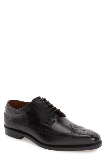 Men's Allen Edmonds 'leiden' Wingtip D - Black
