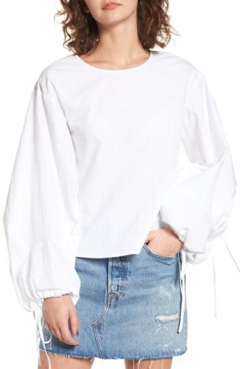 Women's J.o.a. Statement Sleeve Blouse