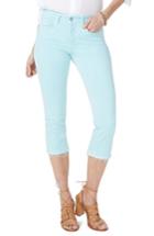 Women's Nydj Release Hem Capri Skinny Jeans - Blue