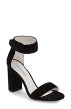 Women's Jeffrey Campbell 'lindsay' Ankle Strap Sandal M - Black