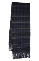 Women's Rag & Bone Linton Tweed Scarf, Size - Blue