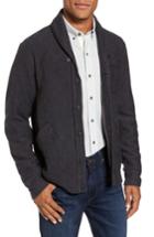 Men's Nordstrom Men's Shop Fleece Lined Shawl Collar Cardigan