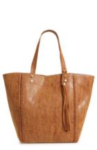 Emperia Penny Faux Leather Tote - Brown